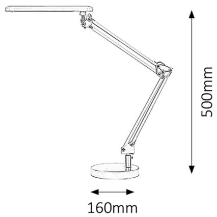 Rabalux 4408 - LED stalo šviestuvas COLIN LED/5,6W/230V