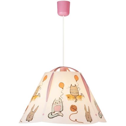 Rabalux 4567 - Vaikiškas kabinamas šviestuvas CATHY E27/60W