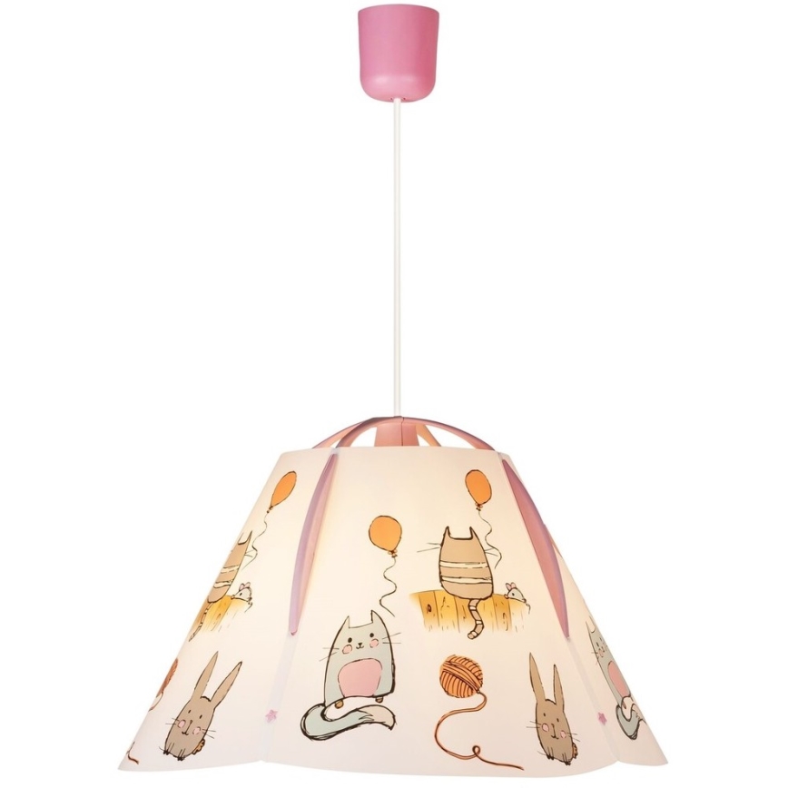 Rabalux 4567 - Vaikiškas kabinamas šviestuvas CATHY E27/60W