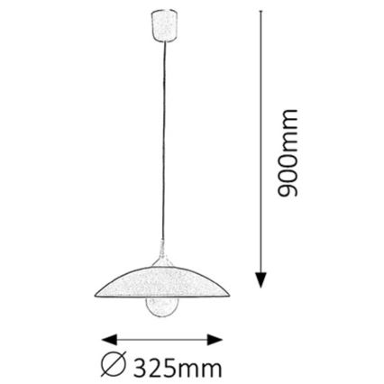 Rabalux 4613 - Sietynas CUPOLA RANGE 1xE27/60W/230V