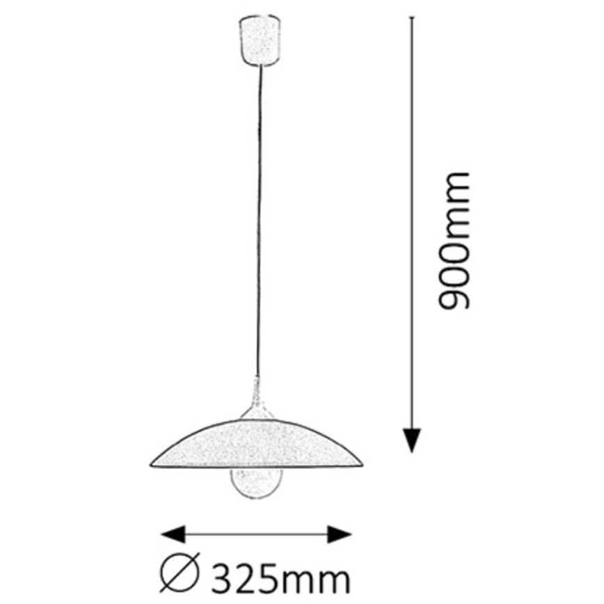 Rabalux 4613 - Sietynas CUPOLA RANGE 1xE27/60W/230V