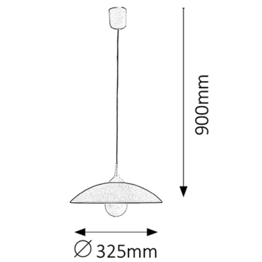 Rabalux 4615 - Sietynas CUPOLA RANGE 1xE27/60W/230V