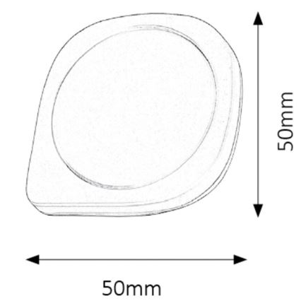 Rabalux - LED šviestuvas su jutikliu LED/0,5W/230V 2700K balta