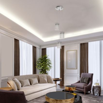 Rabalux 5044 - LED sietynas, kabinamas ant virvės ASTRELLA 3xLED/6W/230V
