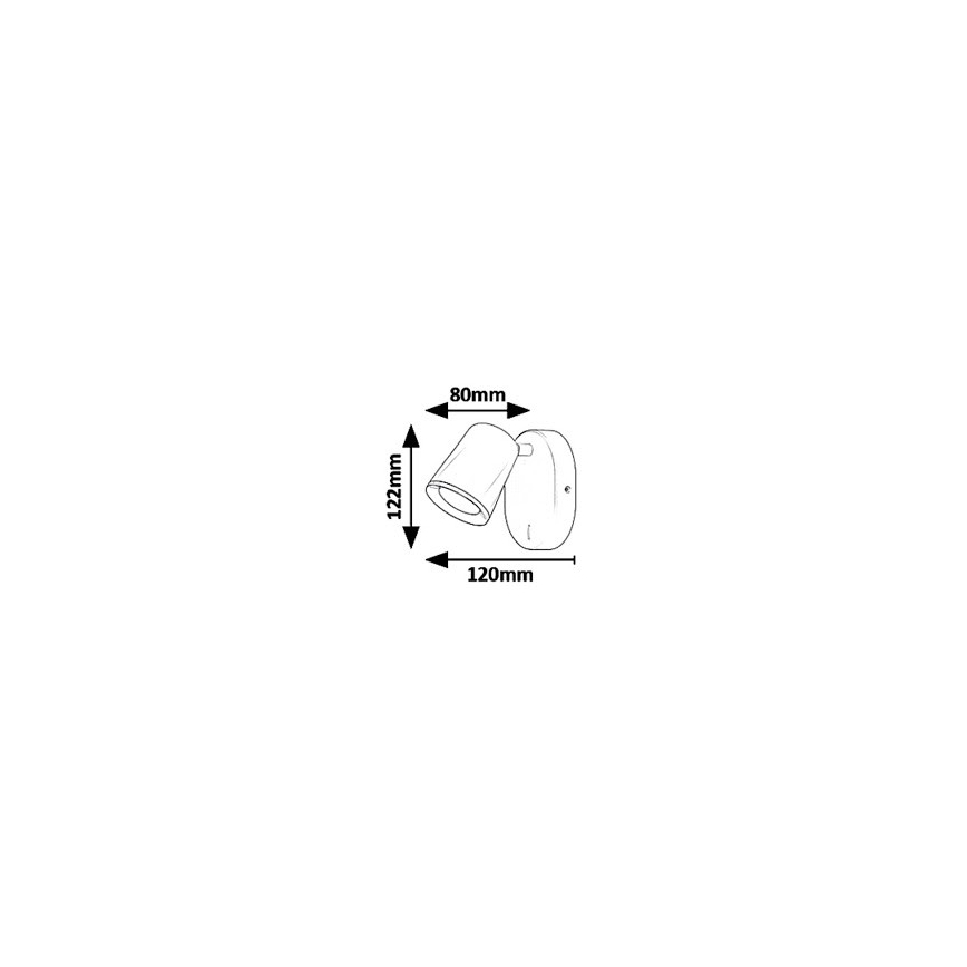Rabalux 5045 - LED sieninis akcentinis šviestuvas SOLANGE LED/6W/230V