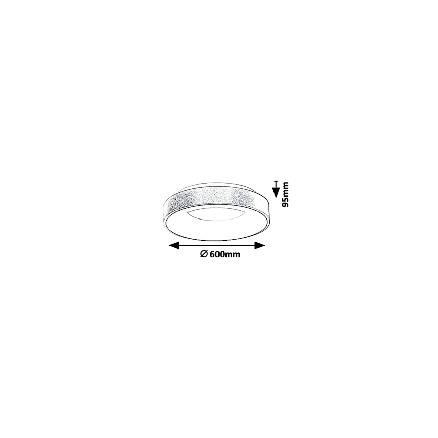 Rabalux 5053 - LED lubinis šviestuvas CARMELA LED/50W/230V