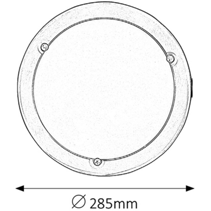 Rabalux - Lubinis šviestuvas 1xE27/60W/230V diametras 28,5 cm