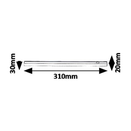 LED Įleidžiamas lubinis šviestuvas LED/4W/230V