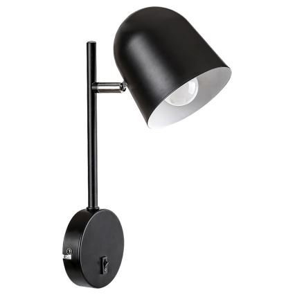 Rabalux - Sieninis šviestuvas EGON 1xE14/40W/230V juodas