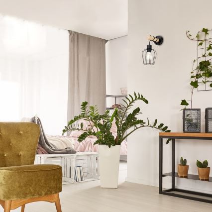 Rabalux - Sieninis šviestuvas 1xE27/40W/230V kaučiukas