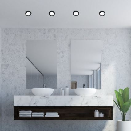 Rabalux - LED Vonios įleidžiamas šviestuvas LED/3W/230V IP44 juodas