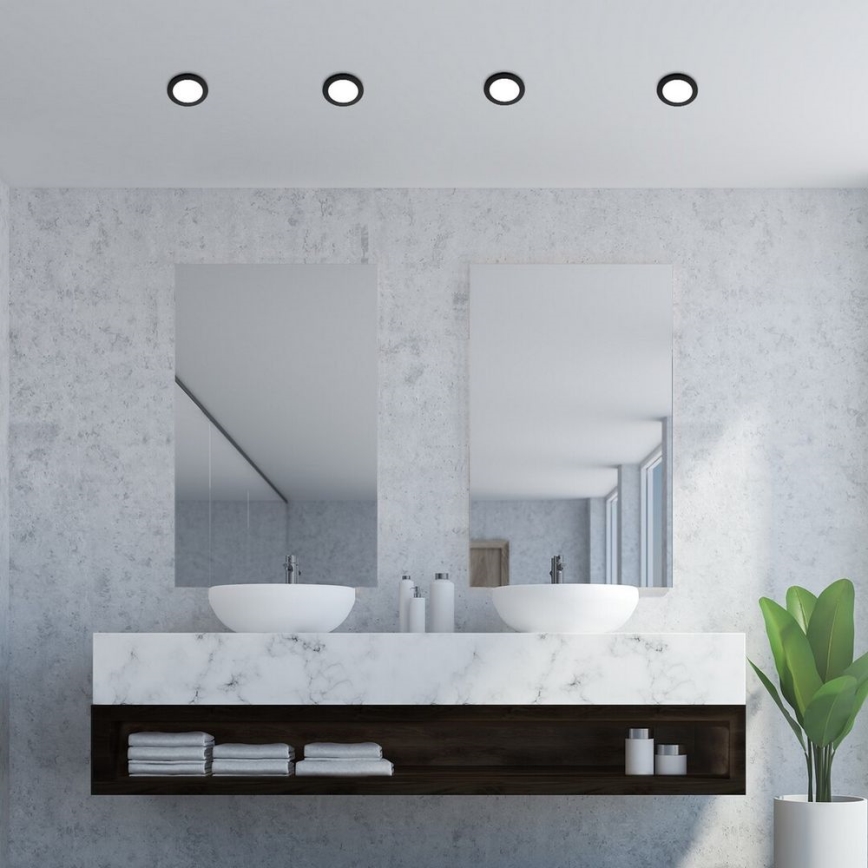 Rabalux - LED Vonios įleidžiamas šviestuvas LED/3W/230V IP44 juodas