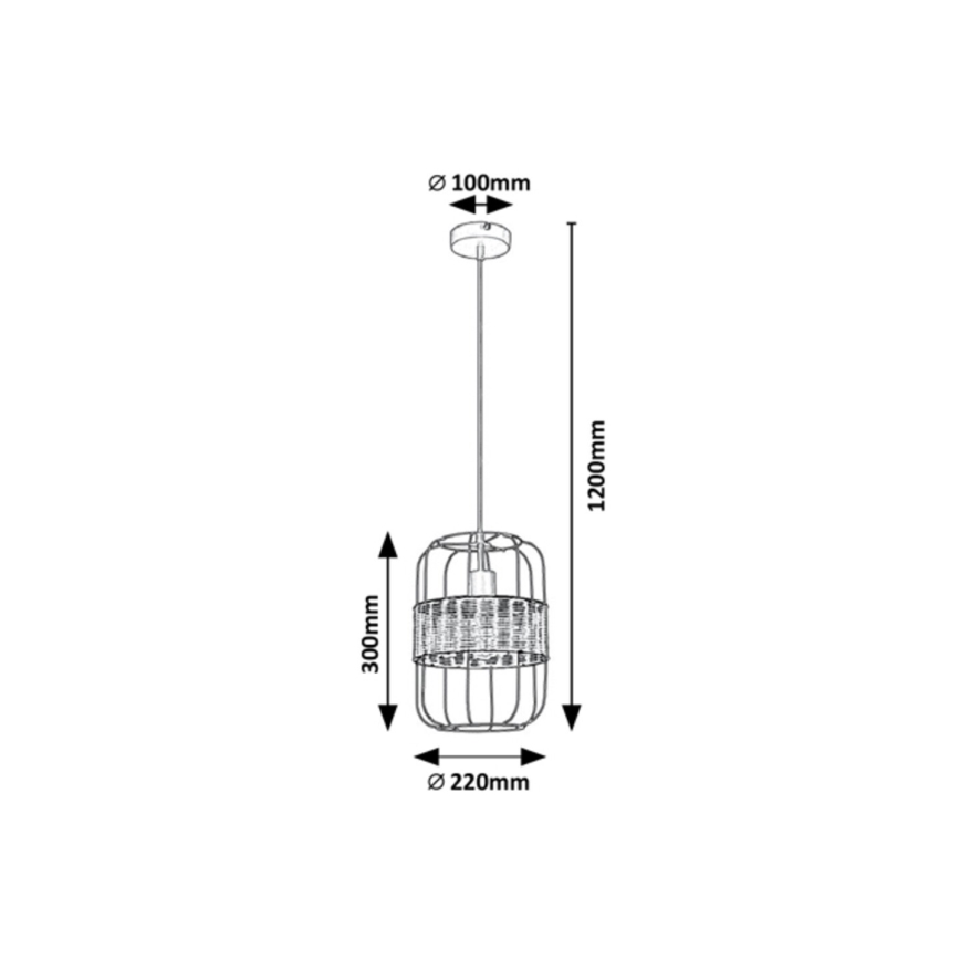 Rabalux - Pakabinamas sietynas 1xE27/40W/230V