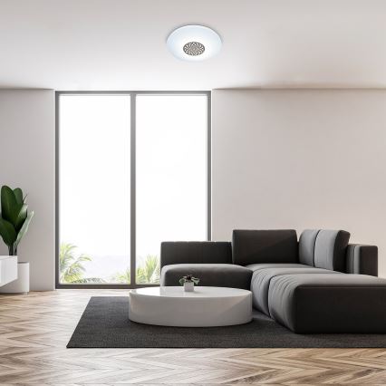 Rabalux - LED RGB pritemdomas lubinis šviestuvas LED/24W/230V Wi-Fi 3000-6500K diametras 39,5 cm + nuotolinio valdymo pultas