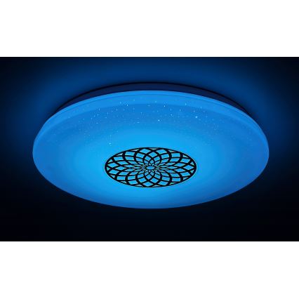 Rabalux - LED RGB pritemdomas lubinis šviestuvas LED/24W/230V Wi-Fi 3000-6500K diametras 39,5 cm + nuotolinio valdymo pultas