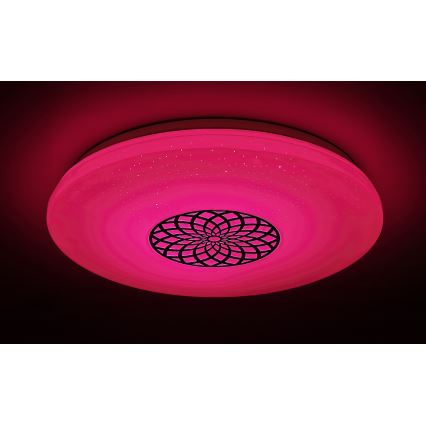 Rabalux - LED RGB pritemdomas lubinis šviestuvas LED/24W/230V Wi-Fi 3000-6500K diametras 39,5 cm + nuotolinio valdymo pultas