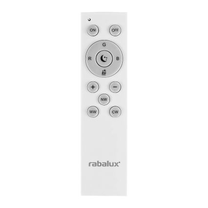 Rabalux - LED RGB pritemdomas lubinis šviestuvas LED/24W/230V Wi-Fi 3000-6500K diametras 39,5 cm + nuotolinio valdymo pultas