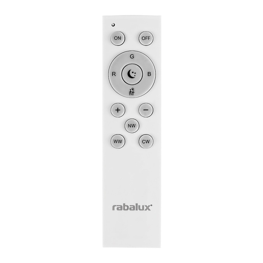 Rabalux - LED RGB pritemdomas lubinis šviestuvas LED/24W/230V Wi-Fi 3000-6500K diametras 39,5 cm + nuotolinio valdymo pultas