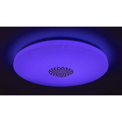 Rabalux - LED RGB pritemdomas lubinis šviestuvas LED/40W/230V Wi-Fi 3000-6500K diametras 60 cm + nuotolinio valdymo pultas