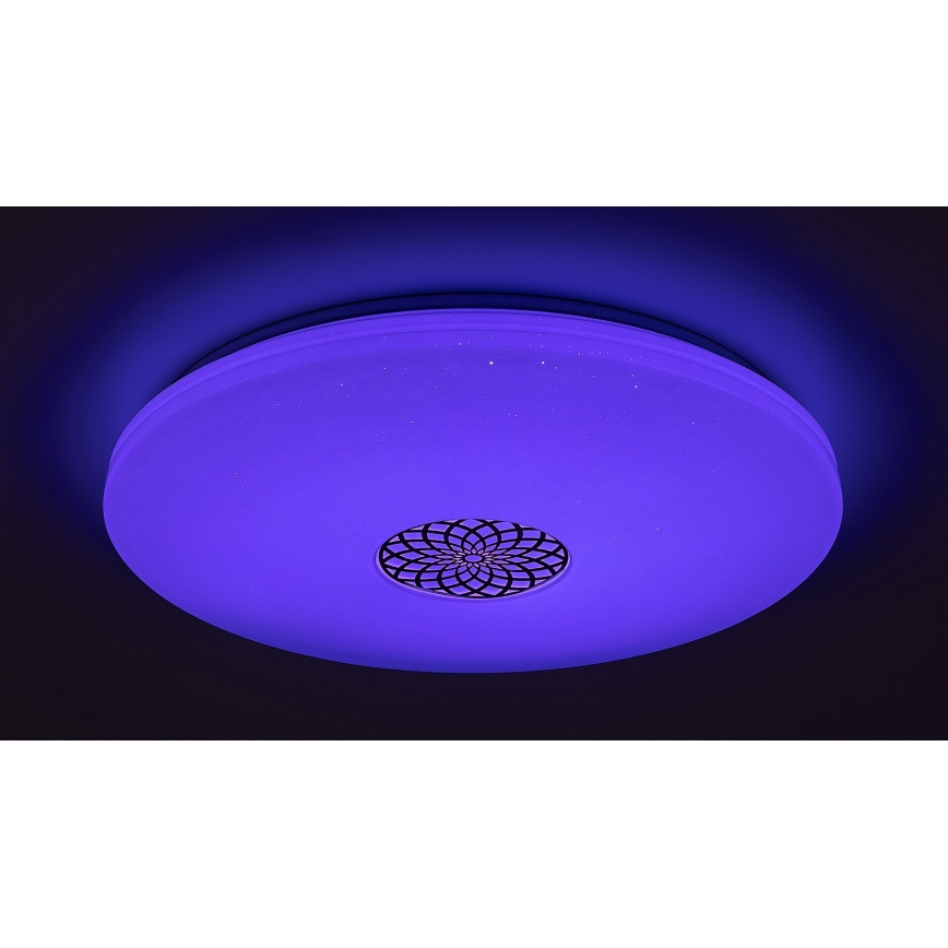 Rabalux - LED RGB pritemdomas lubinis šviestuvas LED/40W/230V Wi-Fi 3000-6500K diametras 60 cm + nuotolinio valdymo pultas