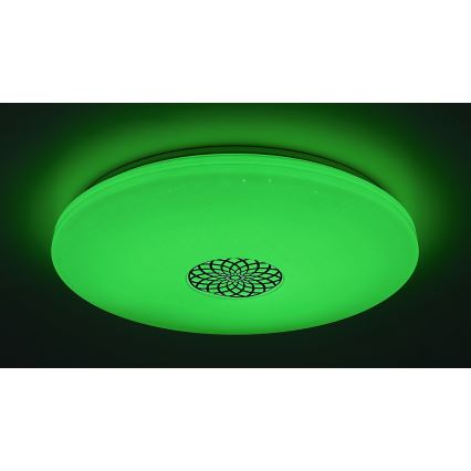 Rabalux - LED RGB pritemdomas lubinis šviestuvas LED/40W/230V Wi-Fi 3000-6500K diametras 60 cm + nuotolinio valdymo pultas
