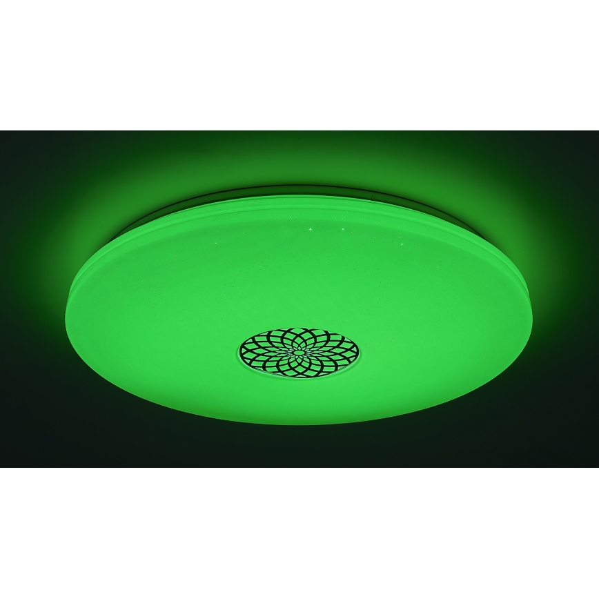 Rabalux - LED RGB pritemdomas lubinis šviestuvas LED/40W/230V Wi-Fi 3000-6500K diametras 60 cm + nuotolinio valdymo pultas