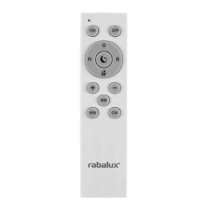 Rabalux - LED RGB pritemdomas lubinis šviestuvas LED/40W/230V Wi-Fi 3000-6500K diametras 60 cm + nuotolinio valdymo pultas