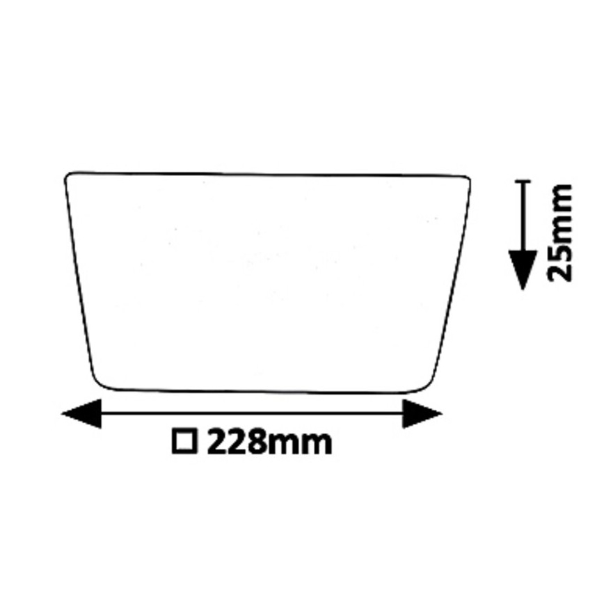 Rabalux 5374 - LED įleidžiamas lubinis šviestuvas OLEG LED/24W/230V