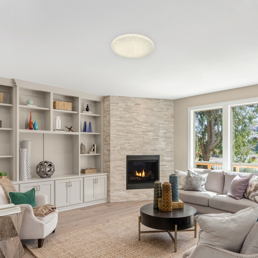 Rabalux - LED dimeriuojamas lubinis šviestuvas STAR LED/36W/230V su nuotoliniu valdymu, skersmuo 40 cm