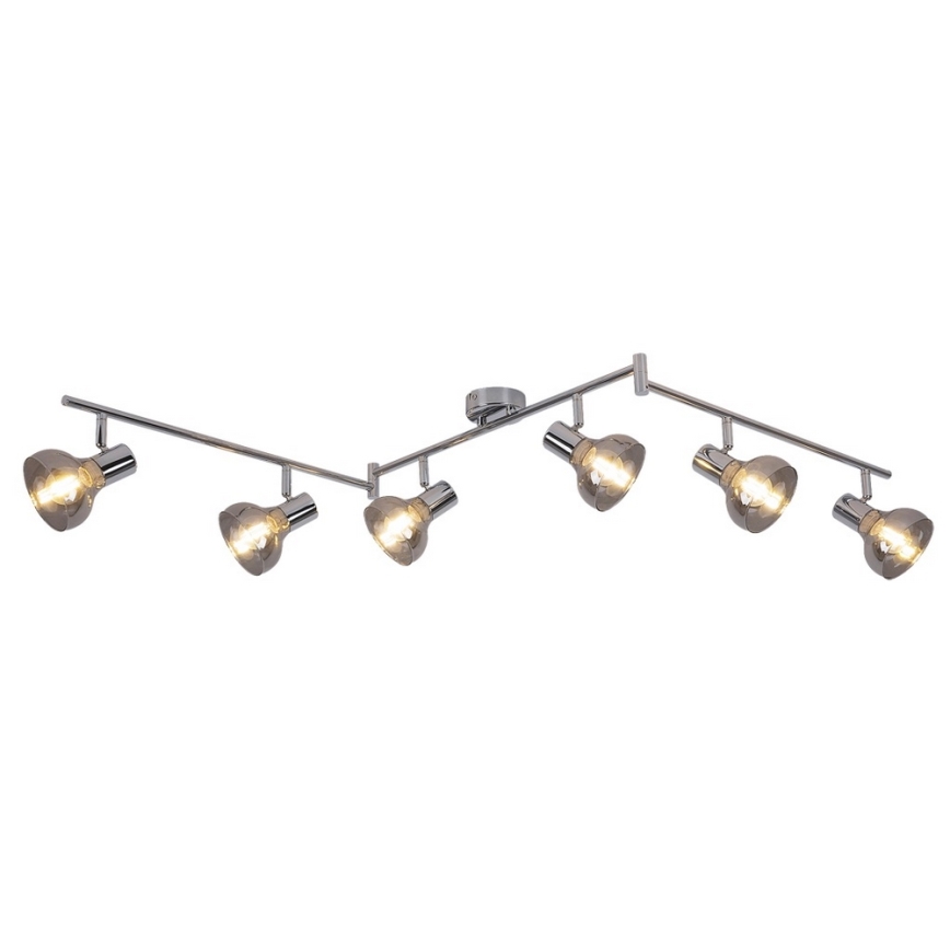 Rabalux 5562 - Akcentinis šviestuvas HOLLY 6xE14/40W/230V blizgus chromas