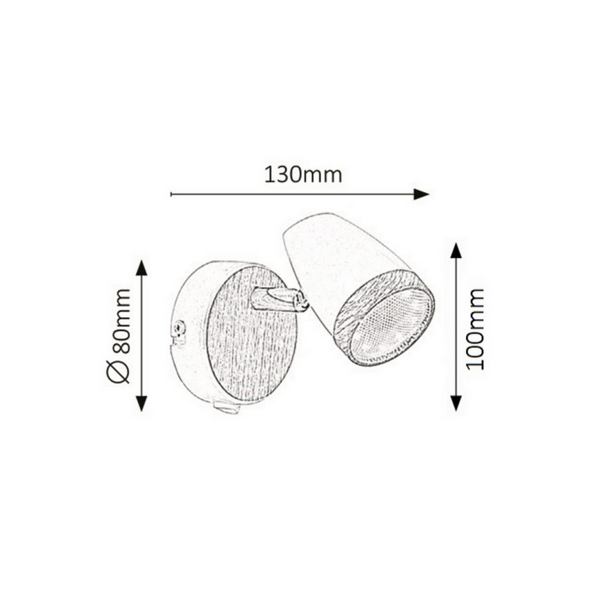 Rabalux - LED sieninis šviestuvas LED/4W/230V