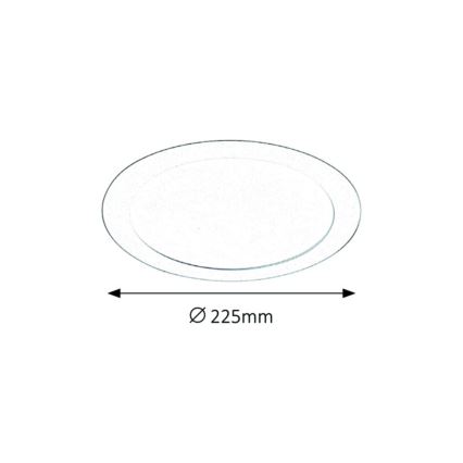 Rabalux - LED įleidžiamas lubinis šviestuvas LED/18W/230V