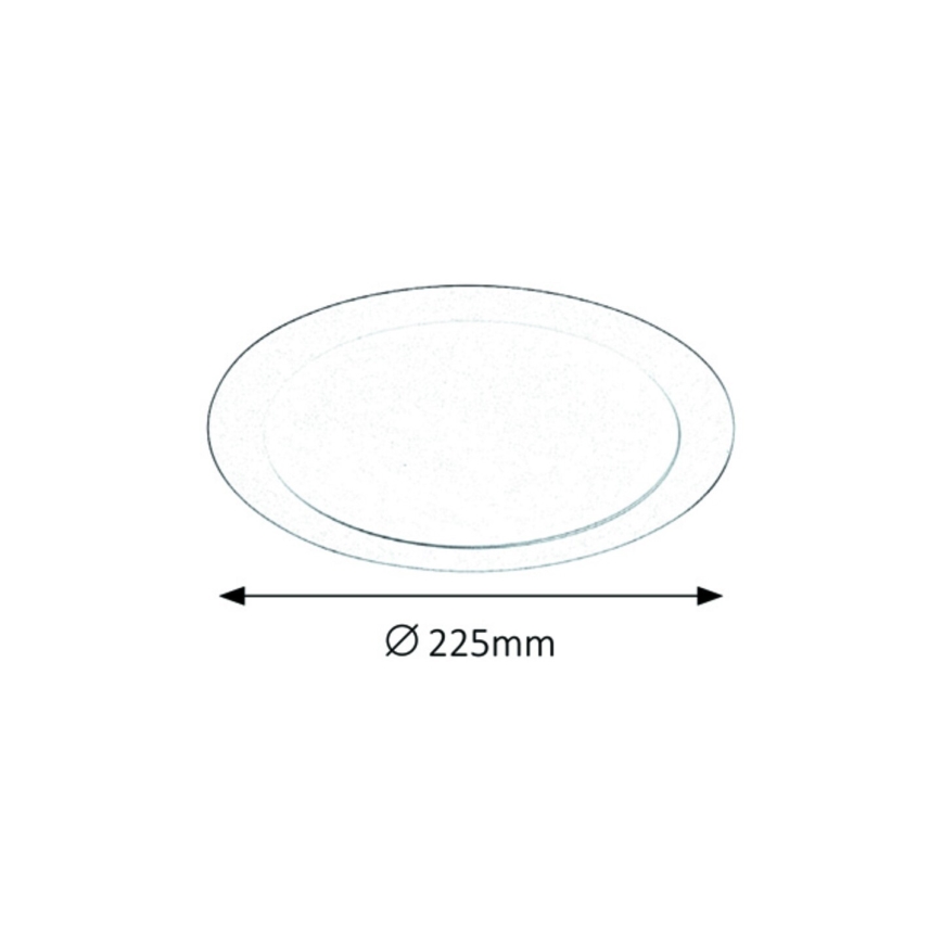 Rabalux - LED įleidžiamas lubinis šviestuvas LED/18W/230V