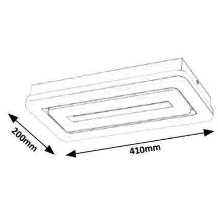 Rabalux 5648 - Lubinis LED šviestuvas ALANA LED/40W/230V