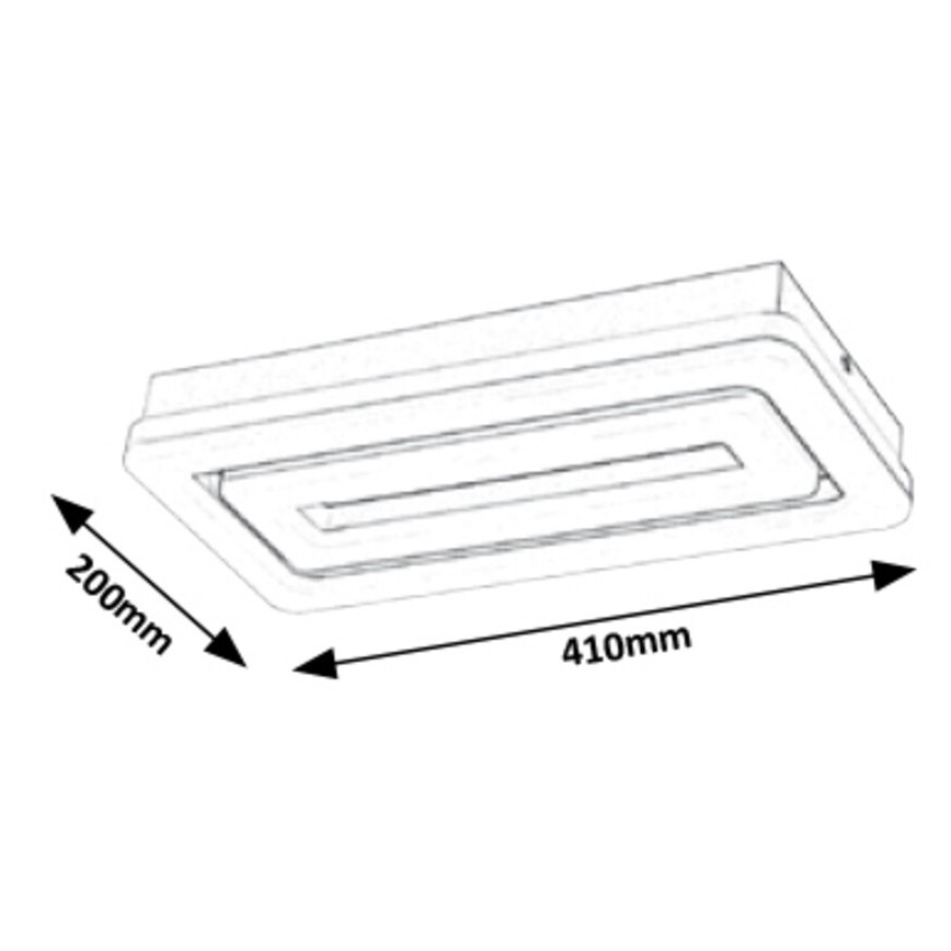 Rabalux 5648 - Lubinis LED šviestuvas ALANA LED/40W/230V
