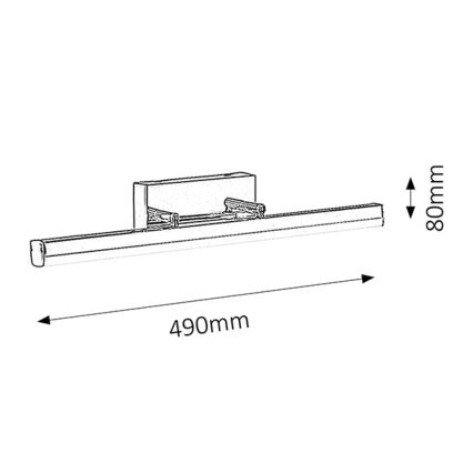 Rabalux - Vonios šviestuvas LED/12W/230V IP44