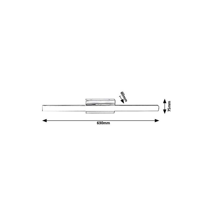 Rabalux - LED Sieninis vonios šviestuvas LED/13W/230V IP44