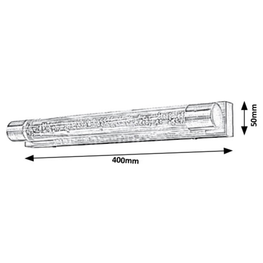 Rabalux - LED Sieninis vonios šviestuvas 2xLED/5W/230V IP44