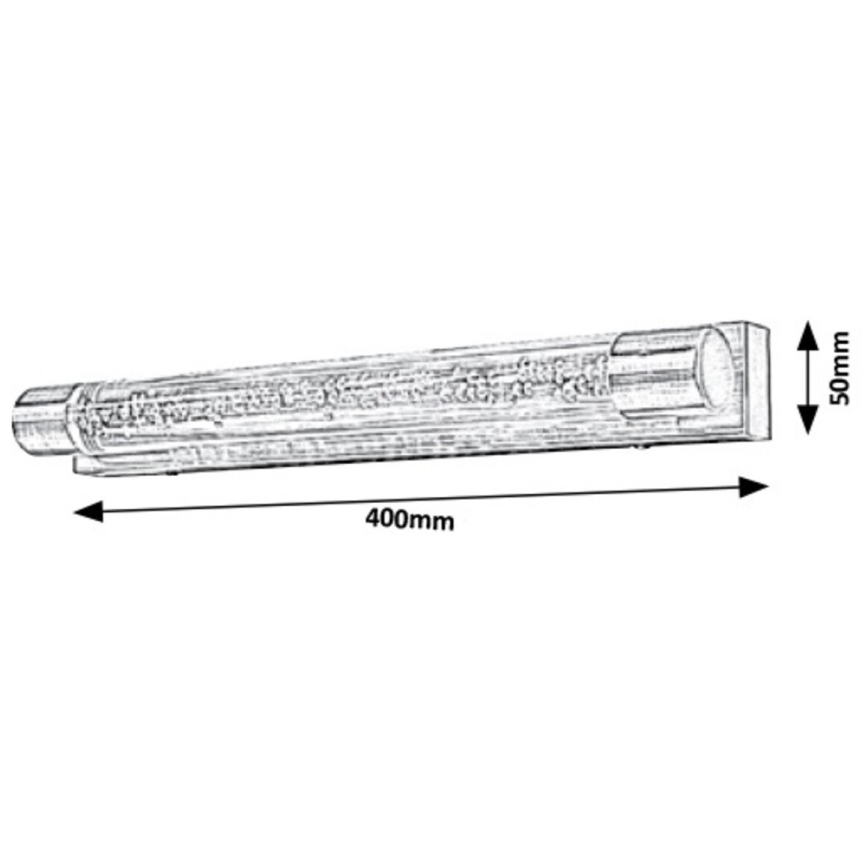 Rabalux - LED Sieninis vonios šviestuvas 2xLED/5W/230V IP44