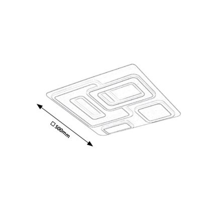 Rabalux 5859 - Pritemdomas lubinis LED šviestuvas su nuotoliniu valdymu MONTTELE LED/56W/230V