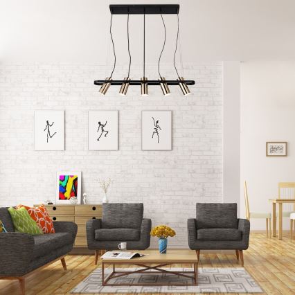 Rabalux 6430 - LED sietynas, kabinamas ant virvės RAVEN LED/25W/230V