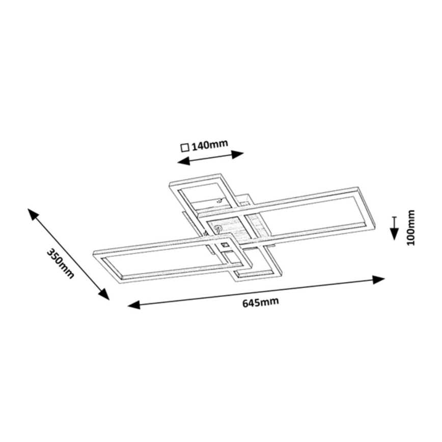 Rabalux - LED Lubinis šviestuvas LED/24W/230V