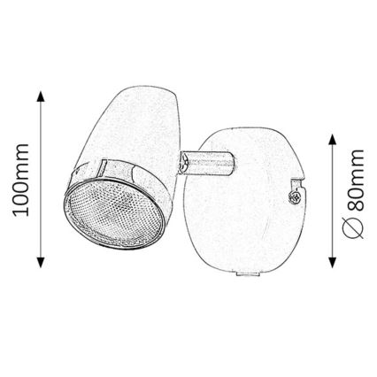 Rabalux - LED akcentinis šviestuvas LED/4W/230V