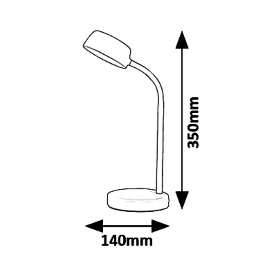 Rabalux 6778 - LED Stalinis šviestuvas BERRY LED/4,5W/230V
