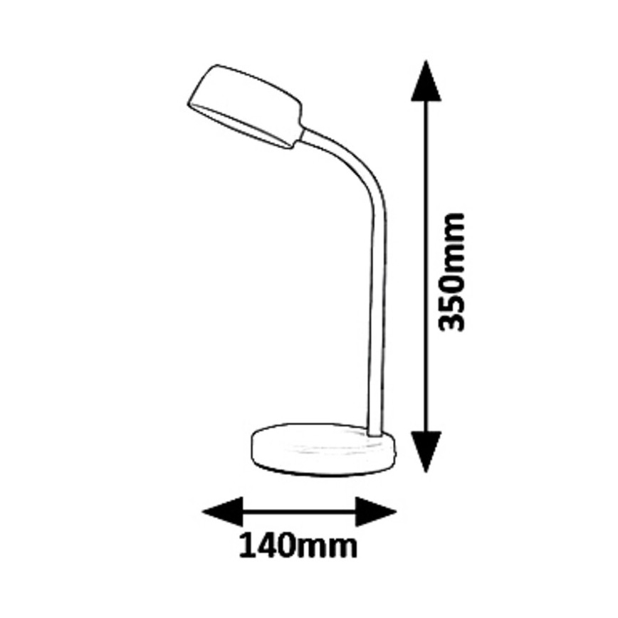Rabalux 6779 - LED Stalinis šviestuvas BERRY LED/4,5W/230V