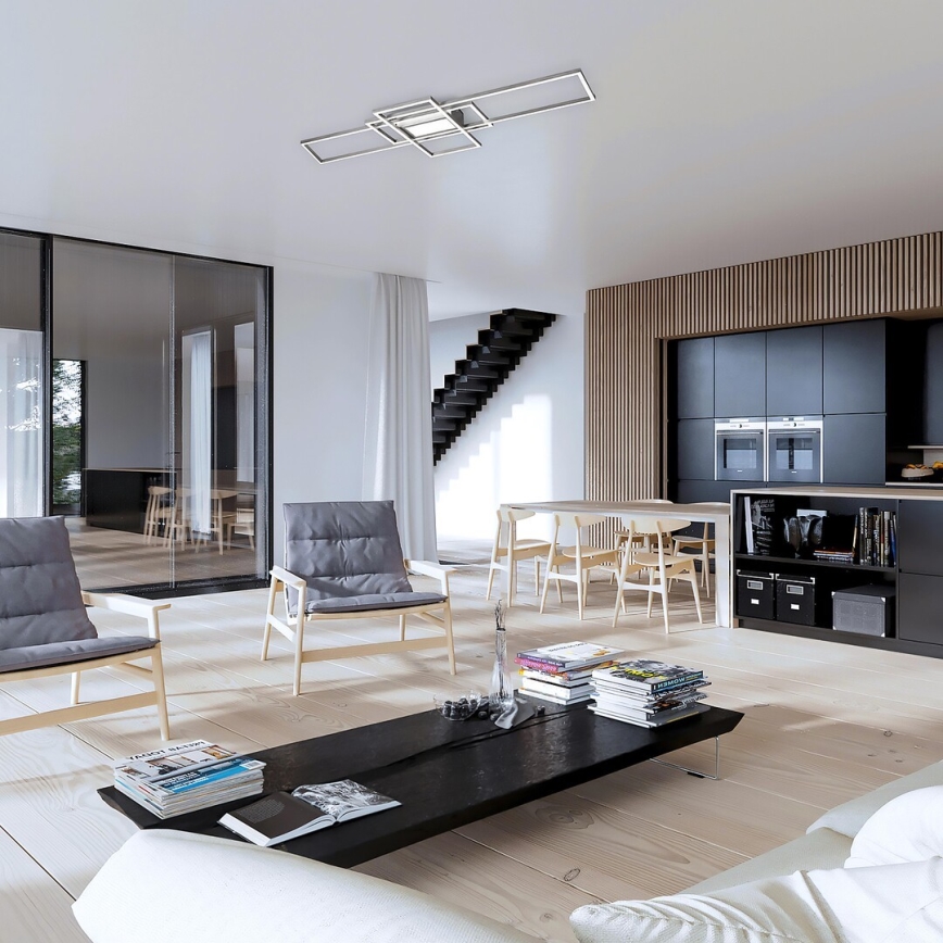 Rabalux - dimeriuojamas LED lubų šviestuvas LED/54W/230V 3000-6500K su nuotoliniu pulteliu 42x105 cm