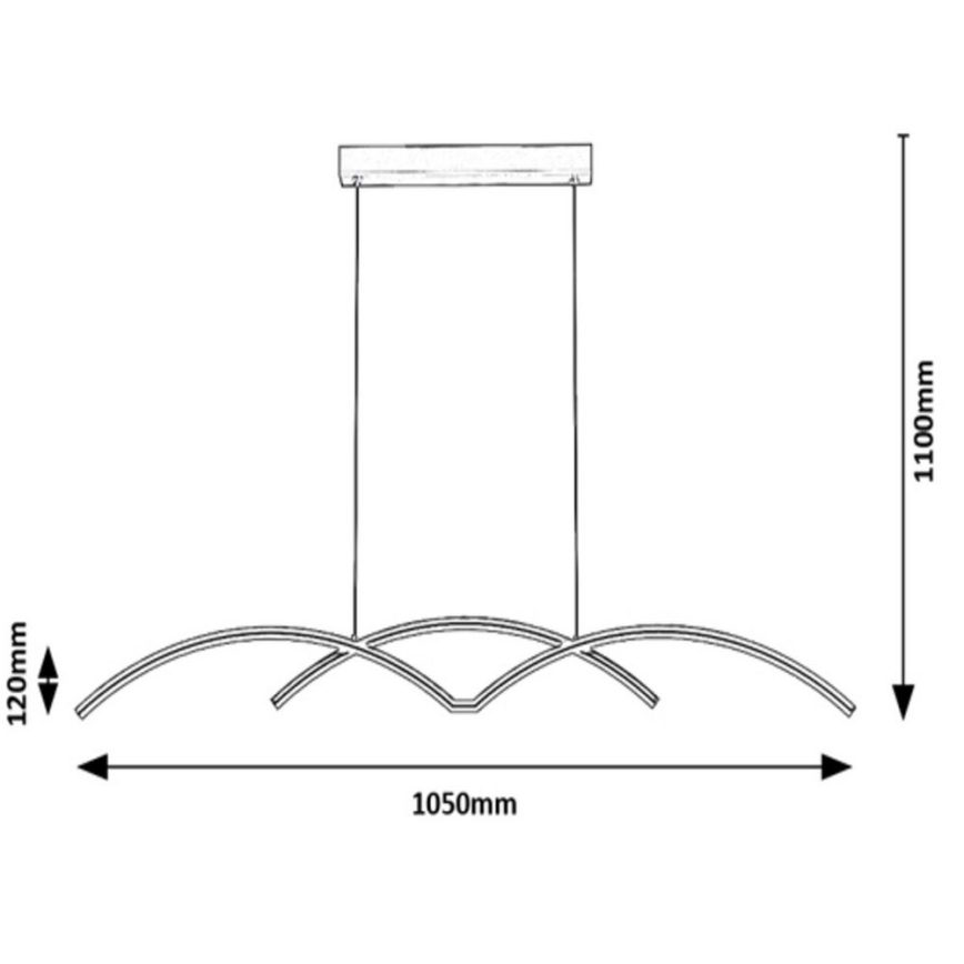 Rabalux - LED Pakabinamas sietynas LED/40W/230V