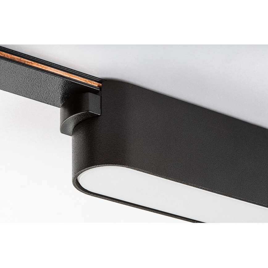 Rabalux - LED Lubinis šviestuvas vienfazės bėginės sistemos LED/6W/230V 3000K 11,5 cm juoda