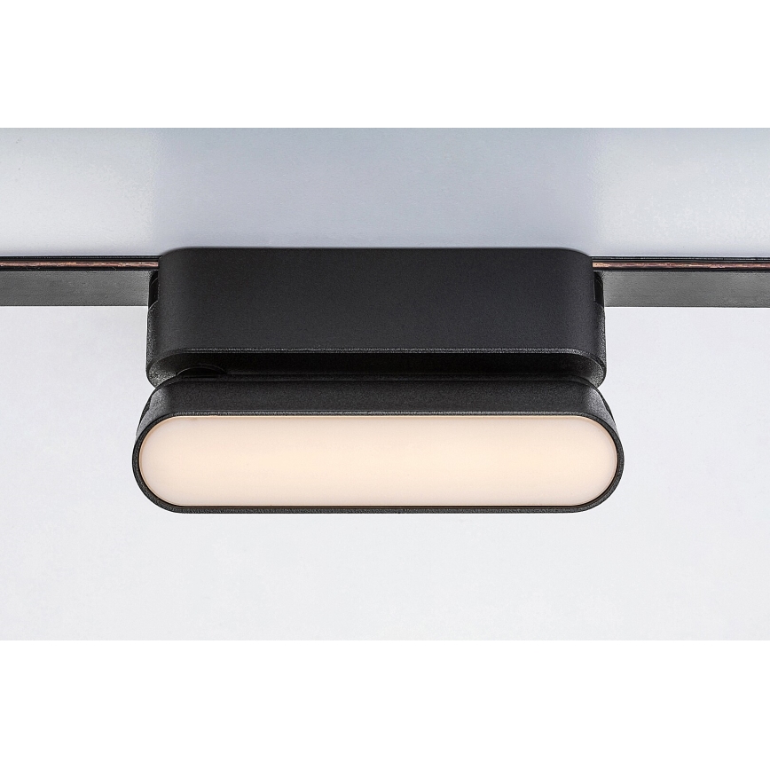 Rabalux - LED Lubinis šviestuvas vienfazės bėginės sistemos LED/6W/230V 3000K 11,5 cm juoda