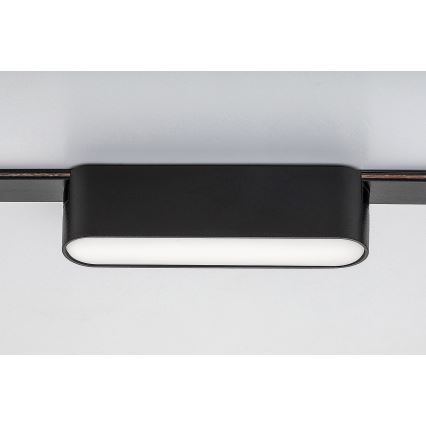 Rabalux - LED Lubinis šviestuvas vienfazės bėginės sistemos LED/6W/230V 3000K 11,5 cm juoda